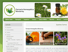 Tablet Screenshot of homeopaticamty.com